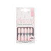 Salon Perfect Glazed Milky Pearlescense Pink Nail Set, File & Glue Included, 30 Pieces