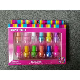 Simple Sweet Nail Polish Set, 12 Piece