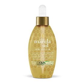 Ogx Hydrate Plus Marula Oil Serum Elixir with Dropper, 3.8 Oz