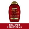 OGX 5 in 1 Benefits Shine Enhancing Daily Shampoo with Keratin, 13 fl oz