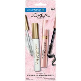 L'Oreal Paris Voluminous Waterproof Mascara;  Blackest Black Combo Pack