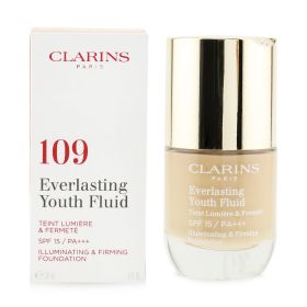 CLARINS - Everlasting Youth Fluid Illuminating & Firming Foundation SPF 15 - # 109 Wheat 80053012 30ml/1oz