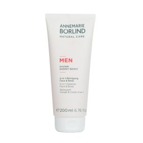 ANNEMARIE BORLIND - Men System Energy Boost 2-in-1 Cleanser Face & Body 225376 200ml/6.76oz